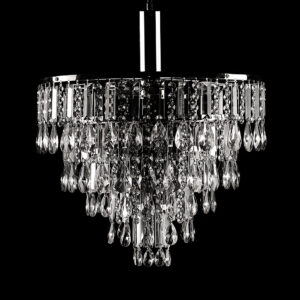 Colgante de Diseño con Caireles en Cristal